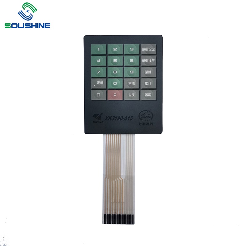 Custom 12 Key 4 x 3 Membrane Switch Keypad 4x3 Matrix keyboard for DIY KIT